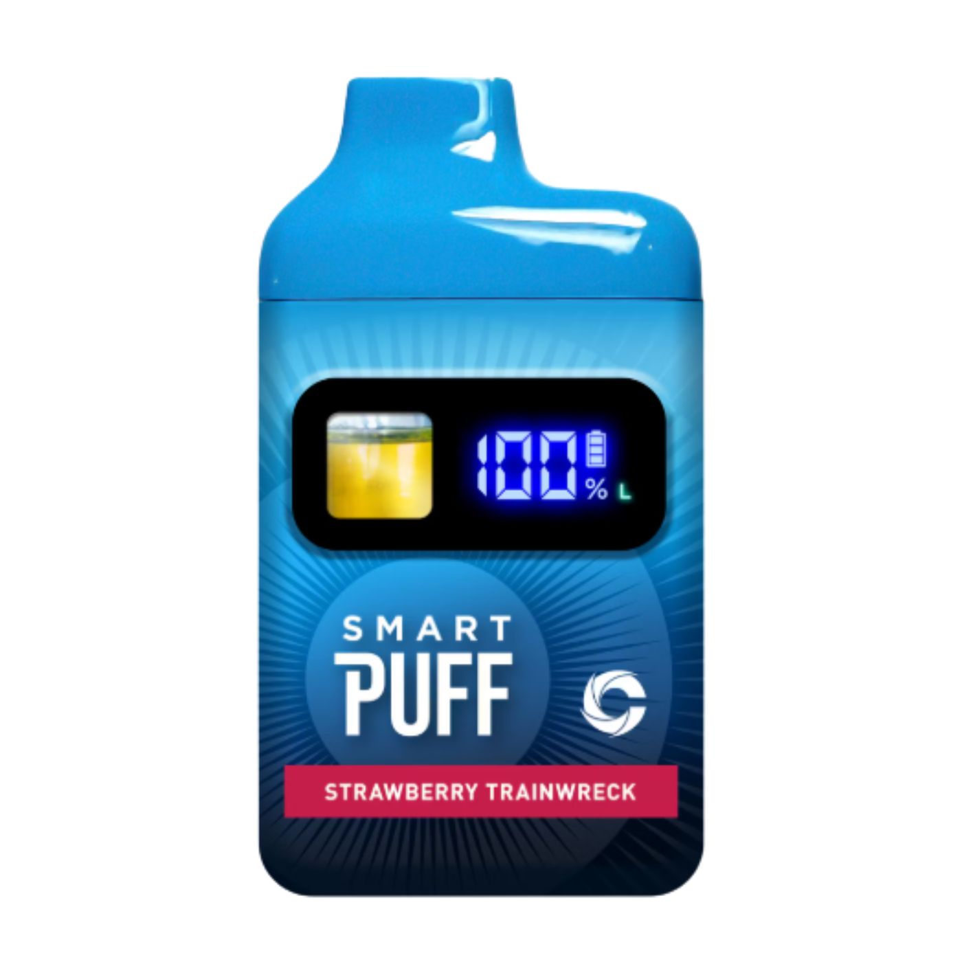 Photograph of product: Cannalicious Labs - Strawberry Trainwreck SmartPuff Disposable