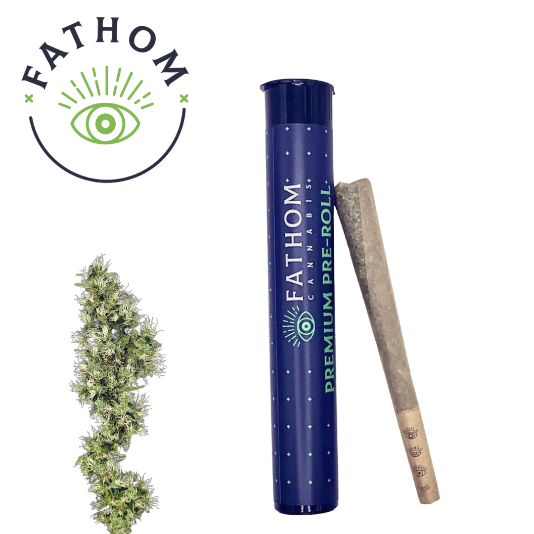 Photograph of product: Fathom Oui'd | Sour Mai Tai Pre-Roll | 1.0g