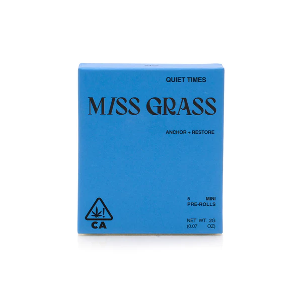 Photograph of product: MISS GRASS Joint 2g: Quiet Times Minis 5pk