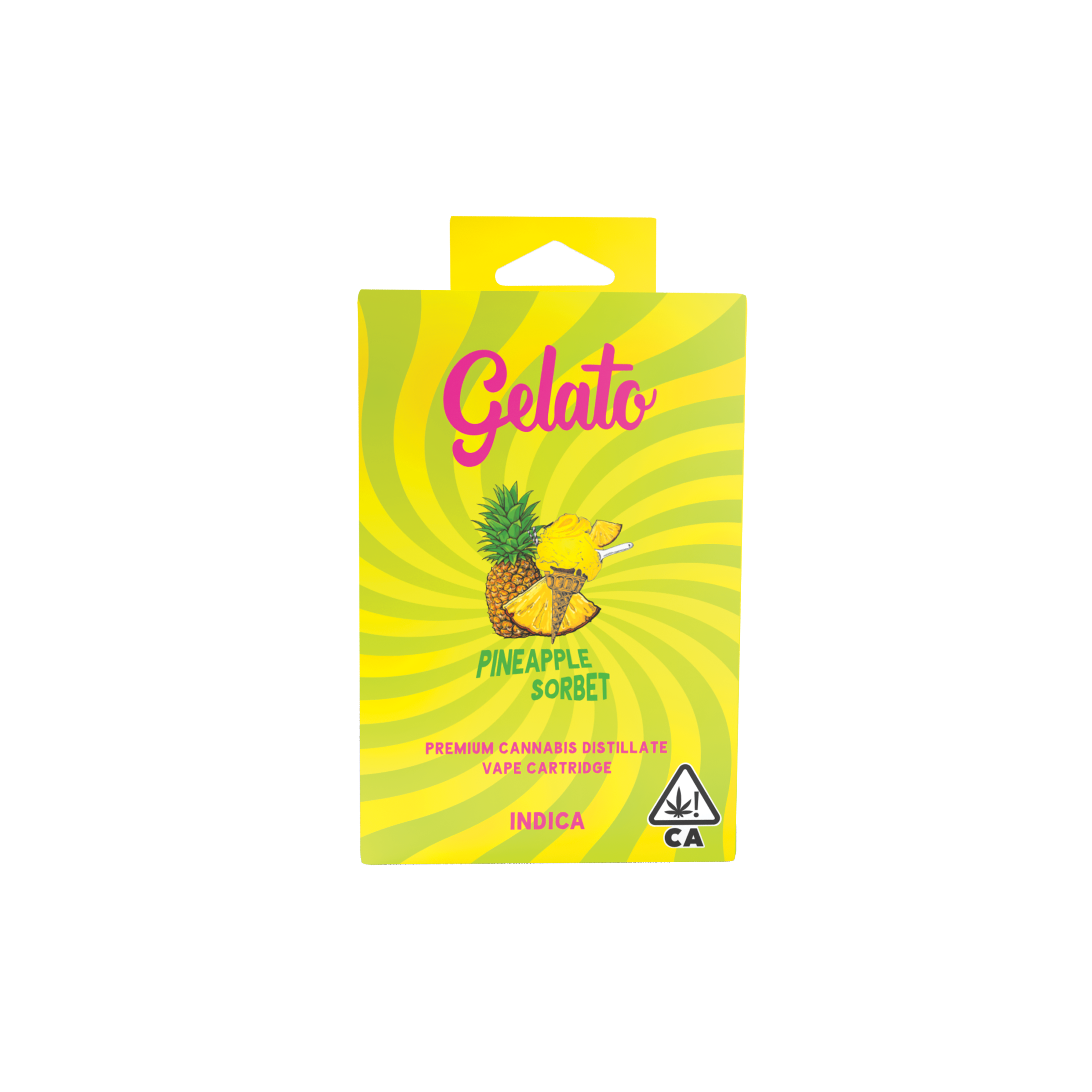 Photograph of product: Gelato Flavor Pineapple Sorbet (1ml) Oui'd Vape