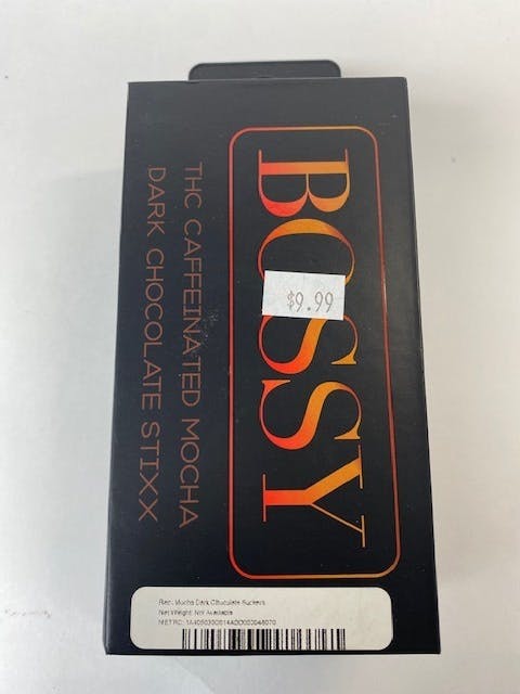 Photograph of product: Bossy | Dark Chocolate Stixx | 100 mg