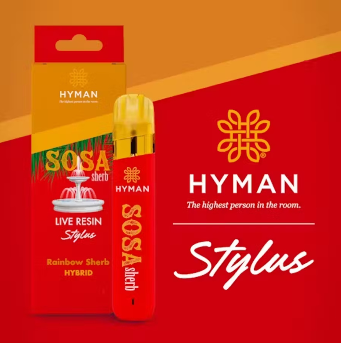 Photograph of product: HYMAN: Sosa Sherb 1G Live Resin Stylus