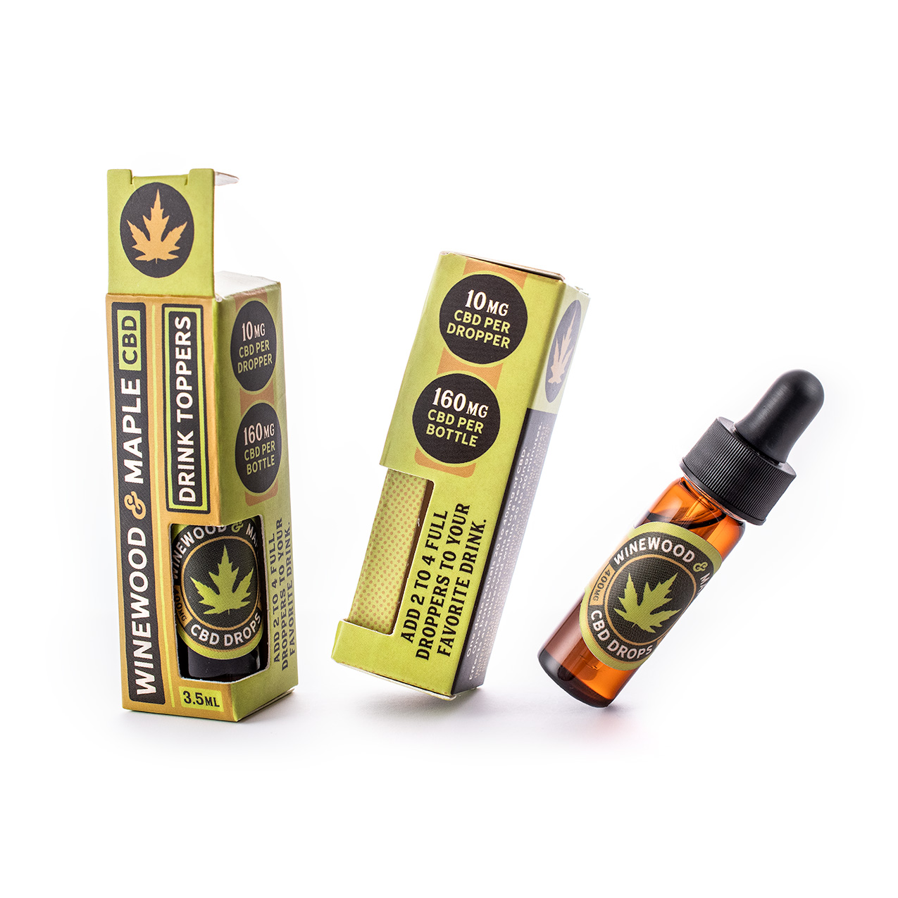 Photograph of product: CBD Drops | Winewood & Maple - 160mg