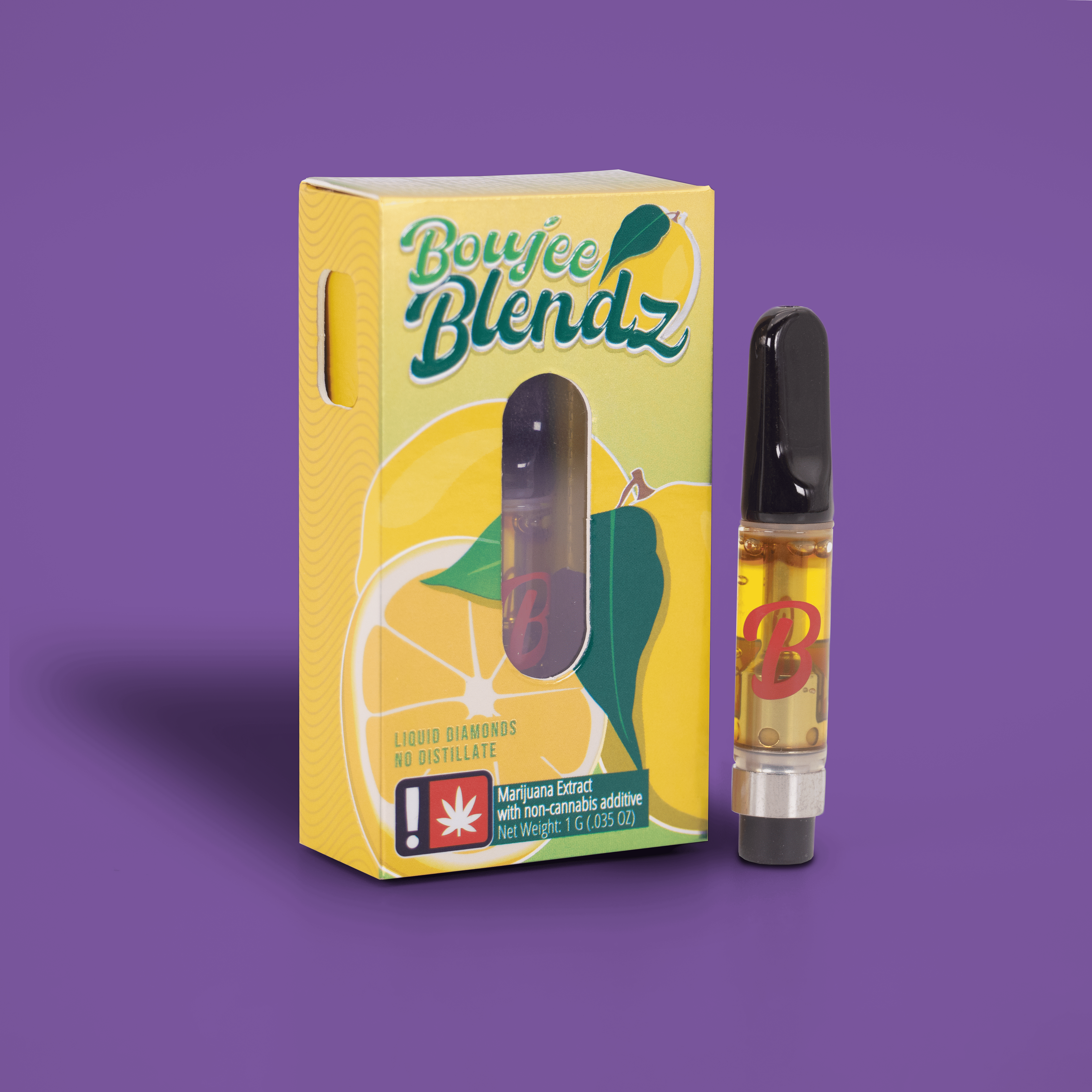 Photograph of product: Boujee Blendz - Lemon - 1g Cart