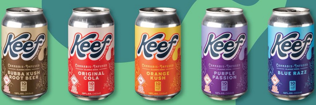 Photograph of product: 100mg Blue Razz - Soda - Keef