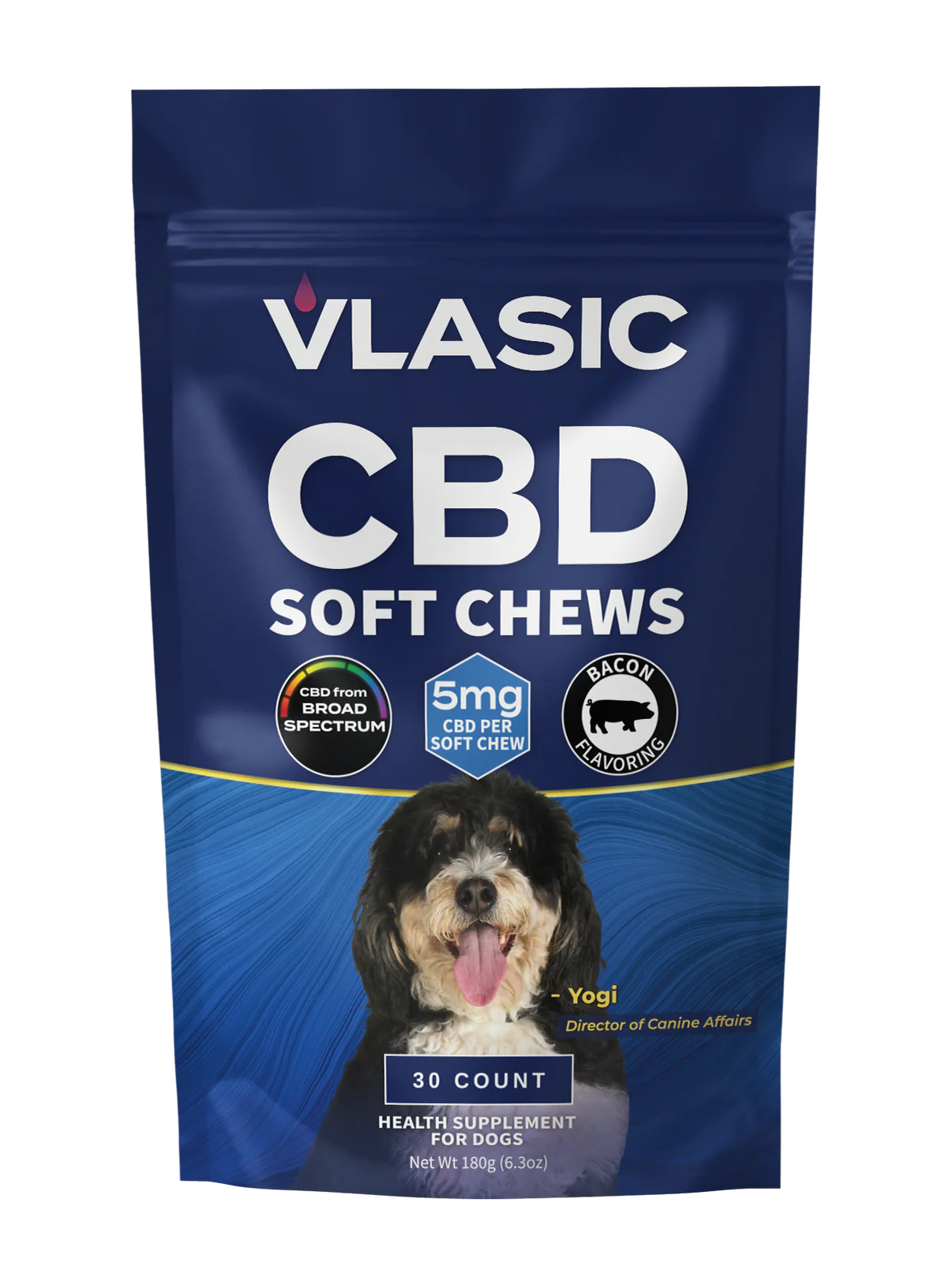 Photograph of product: CBD Bacon Dog Chews
