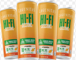 Photograph of product: [Hi-Fi Hops] Lagunitas 4 Pack - 10mg - Mango