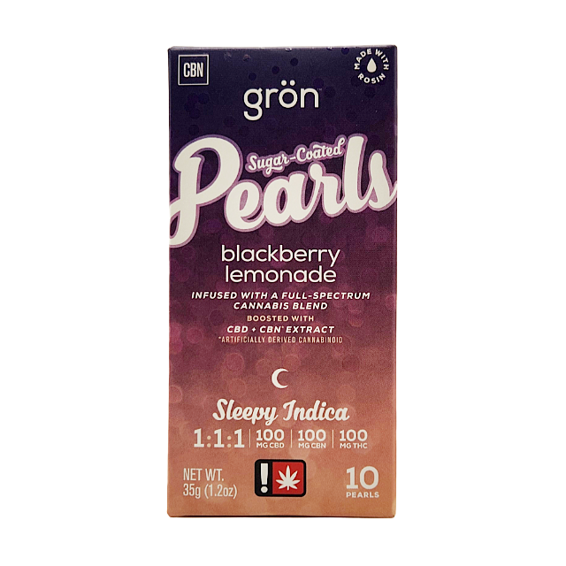 Photograph of product: Gron- 100mg 1:1:1 Blackberry Lemonade 10pk (I)