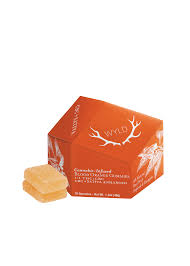 Photograph of product: Wyld Edibles 10pk/100mg- Blood Orange 1:1 (TH-oui:CBC)