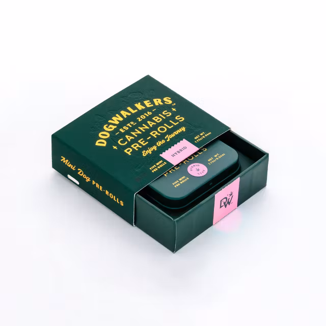 Photograph of Product: Dogwalkers | Afternoon Delight #4 Pre-rolls 5pk (Stay), 1.75g
