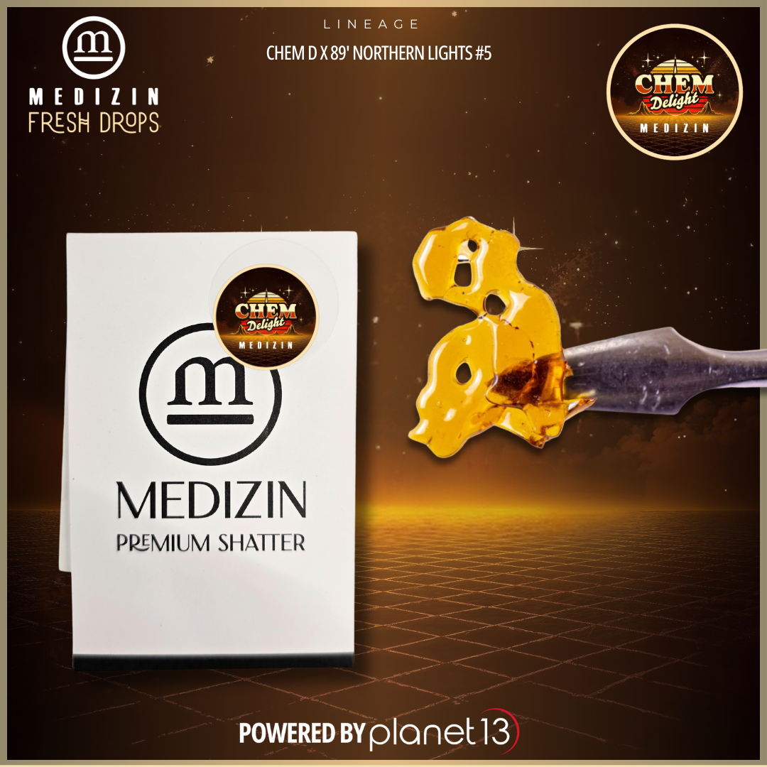 Photograph of product: Chem Delight  .5g Shatter