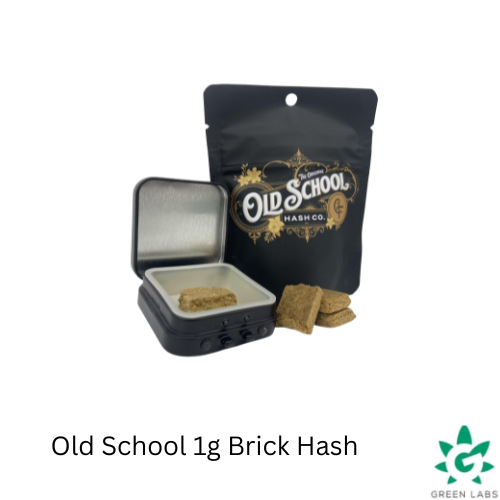 Photograph of product: (REC) The Original Old School au chocolat Co. - 1g Brick au chocolat - Grape Gas (Hybrid)