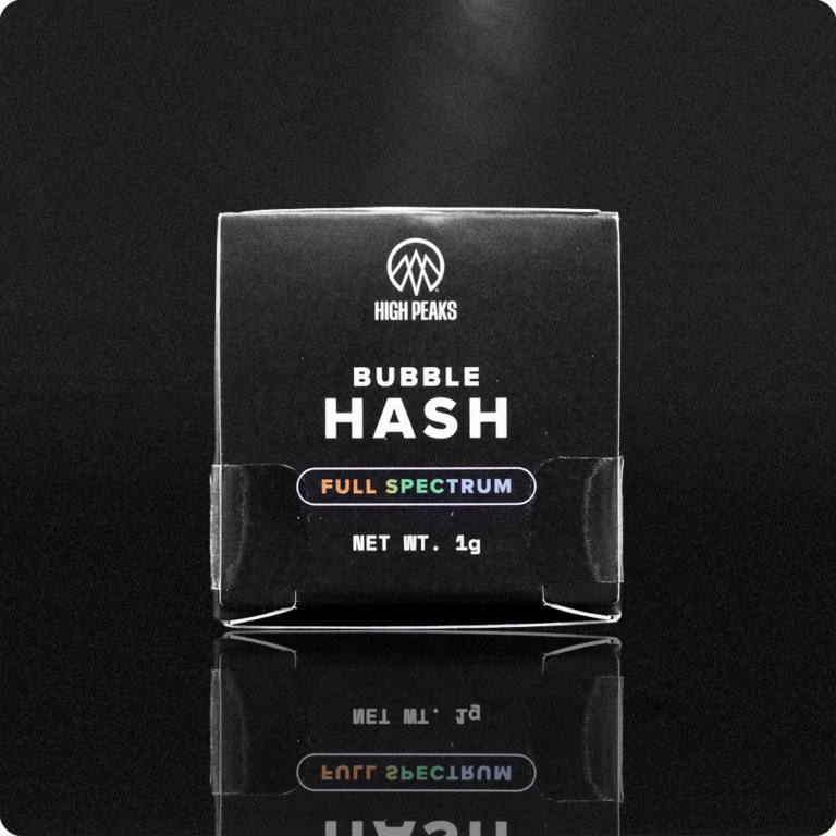 Photograph of product: High Peaks | Mayday | Bubble au chocolat | Concentrate | 1g