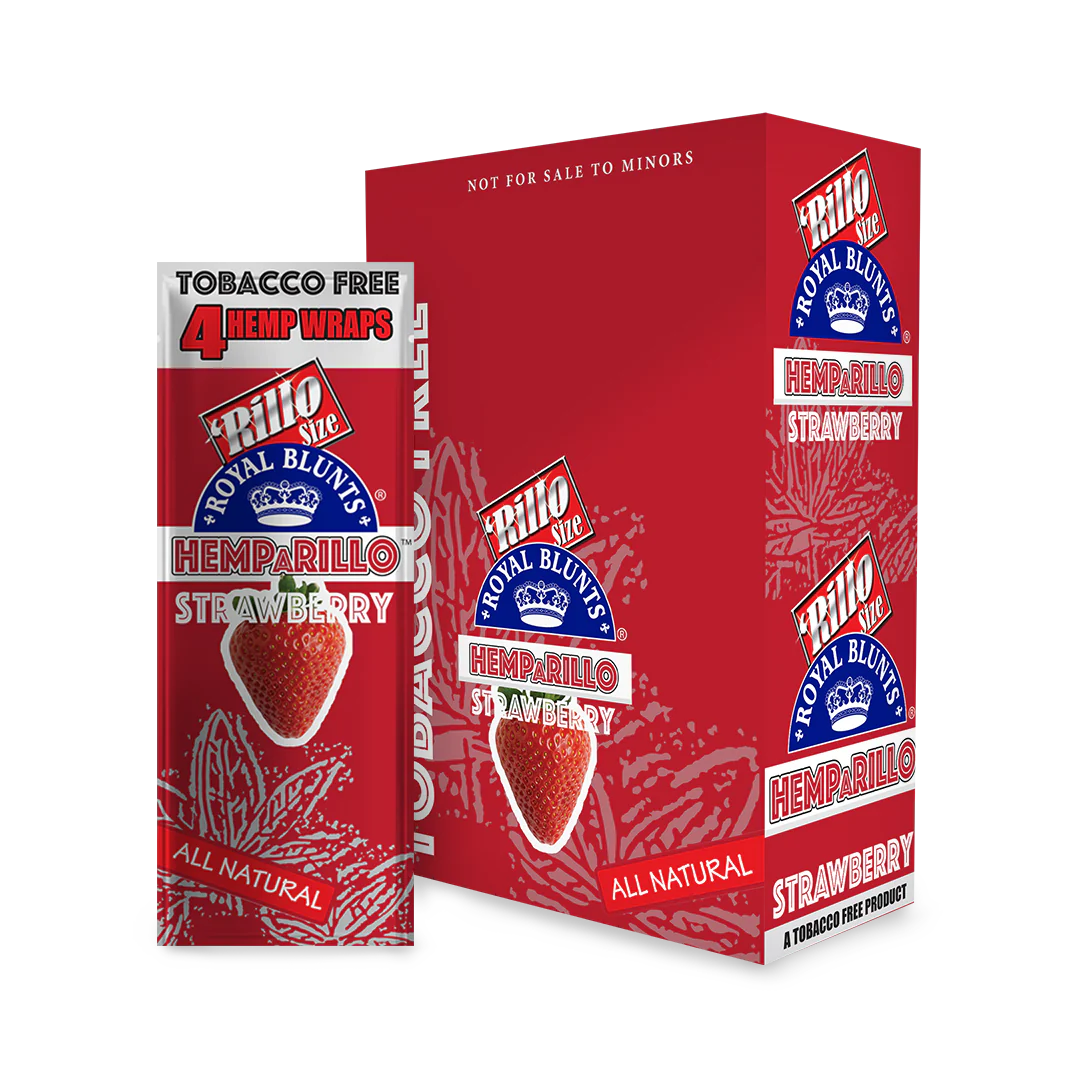 Photograph of product: Royal Blunts - Hemp Wrap | Strawberry 2pk