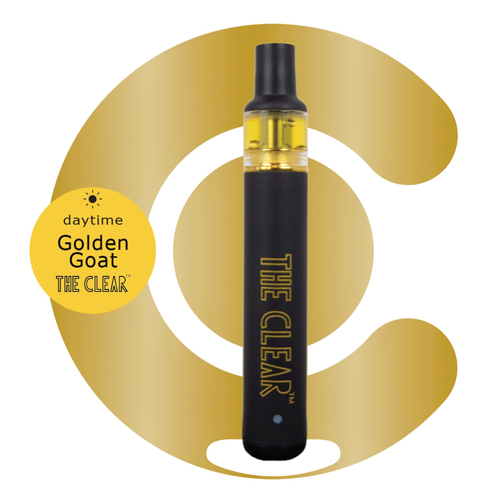 Photograph of product: The Clear - Golden Goat .5g All-In-One