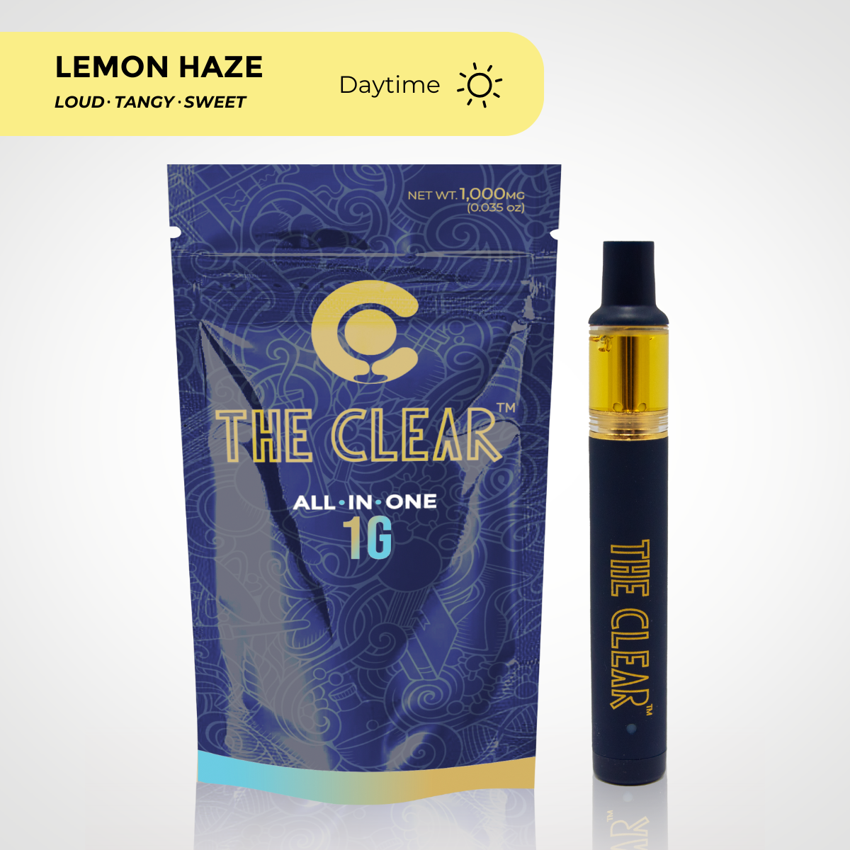 Photograph of product: The Clear - Original All-in-One - Lemon Haze