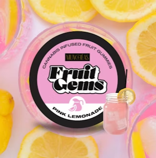 Photograph of product: Pink Lemonade Gummies 100mg