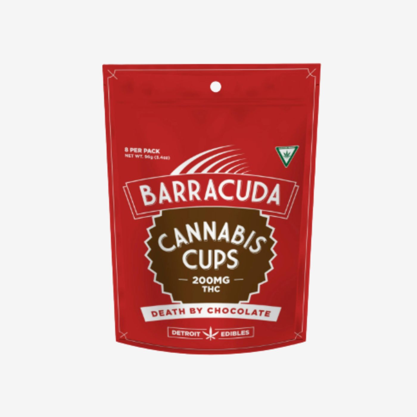 Photograph of product: Barracuda Cups - Death by Chocolate 200mg