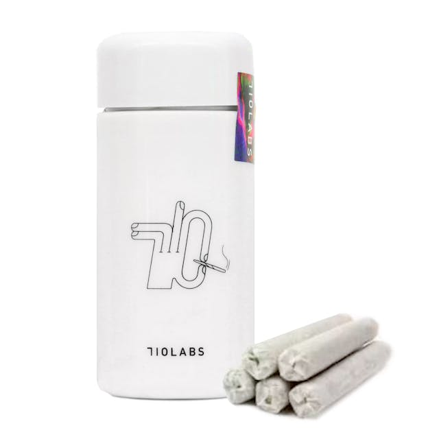 Photograph of product: Britney's Frozen Lemons #5 (H) 5pk Prerolls - Britney's Frozen Lemons #5 (H)