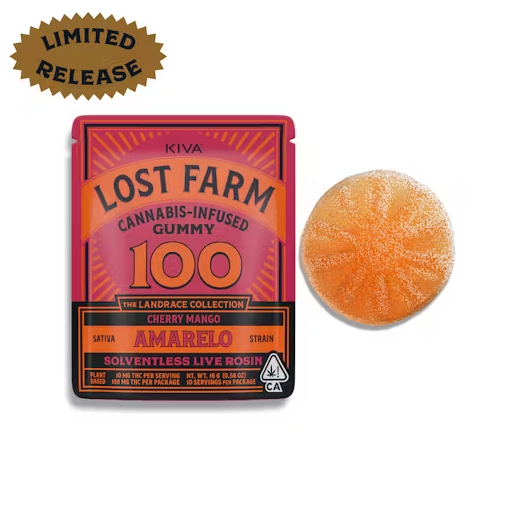 Photograph of product: CHERRY MANGO [AMARELO LIVE ROSIN] 100MG
