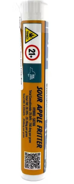Photograph of product: Sour Apple Fritter | Blunt | 1g