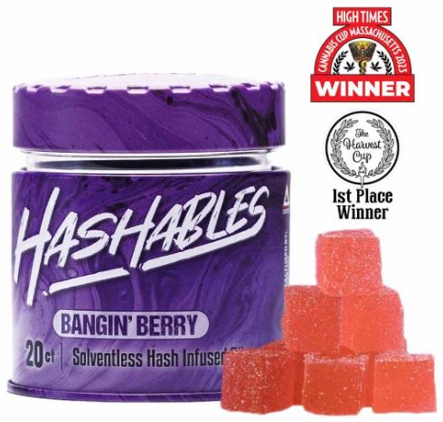 Photograph of product: Bangin' Berry I 100mg Gummies (20pk)