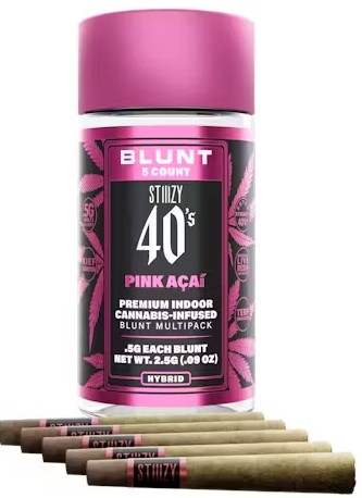 Photograph of product: Pink Acai [H] - Infused 40's Mini Blunts 5PK
