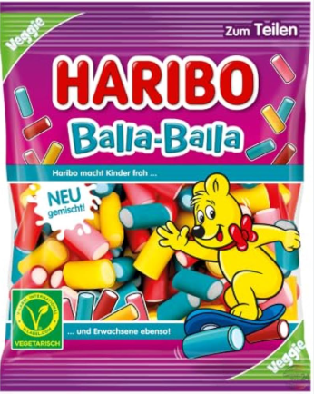 Photograph of product: Haribo - Balla Balla (Germany)
