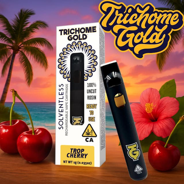 Photograph of product: Trop Cherry Live Rosin AIO 1g - 