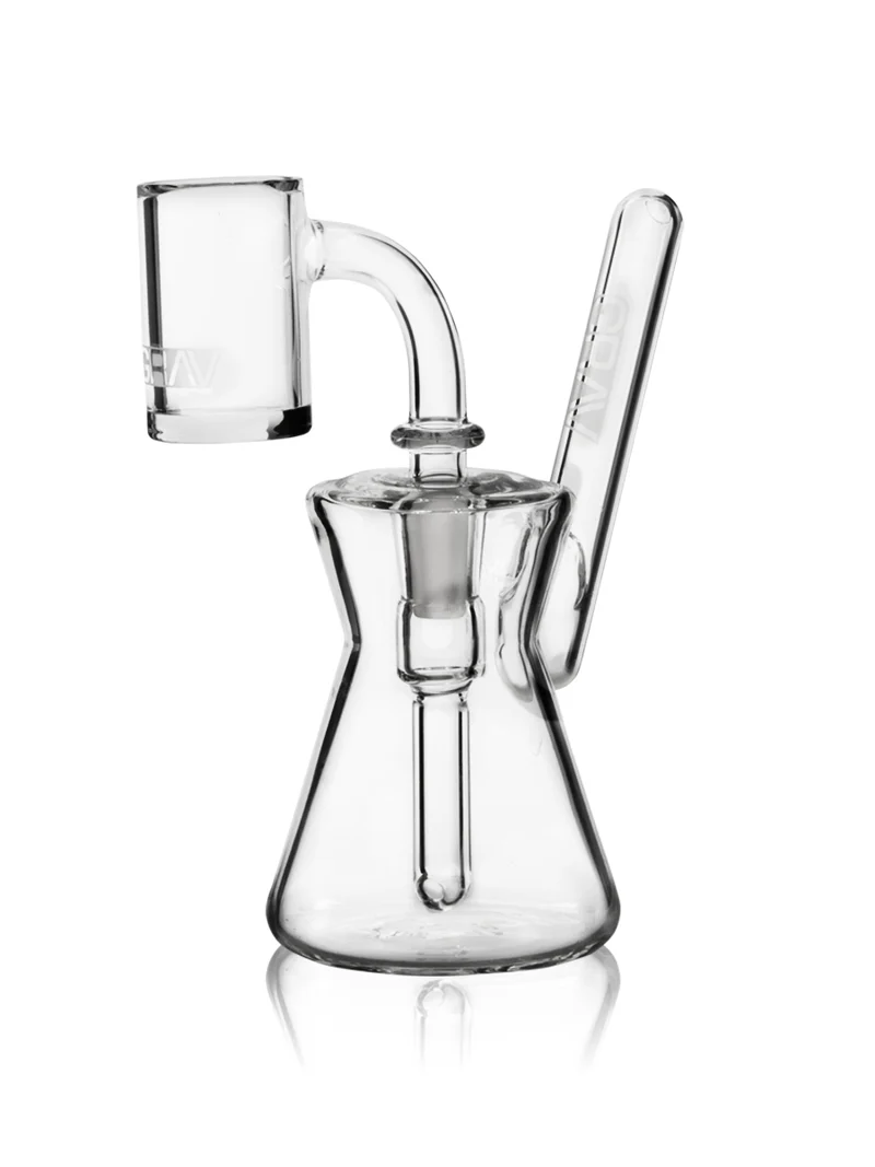 Photograph of product: Hourglass Pocket Bubbler Rig | Clear