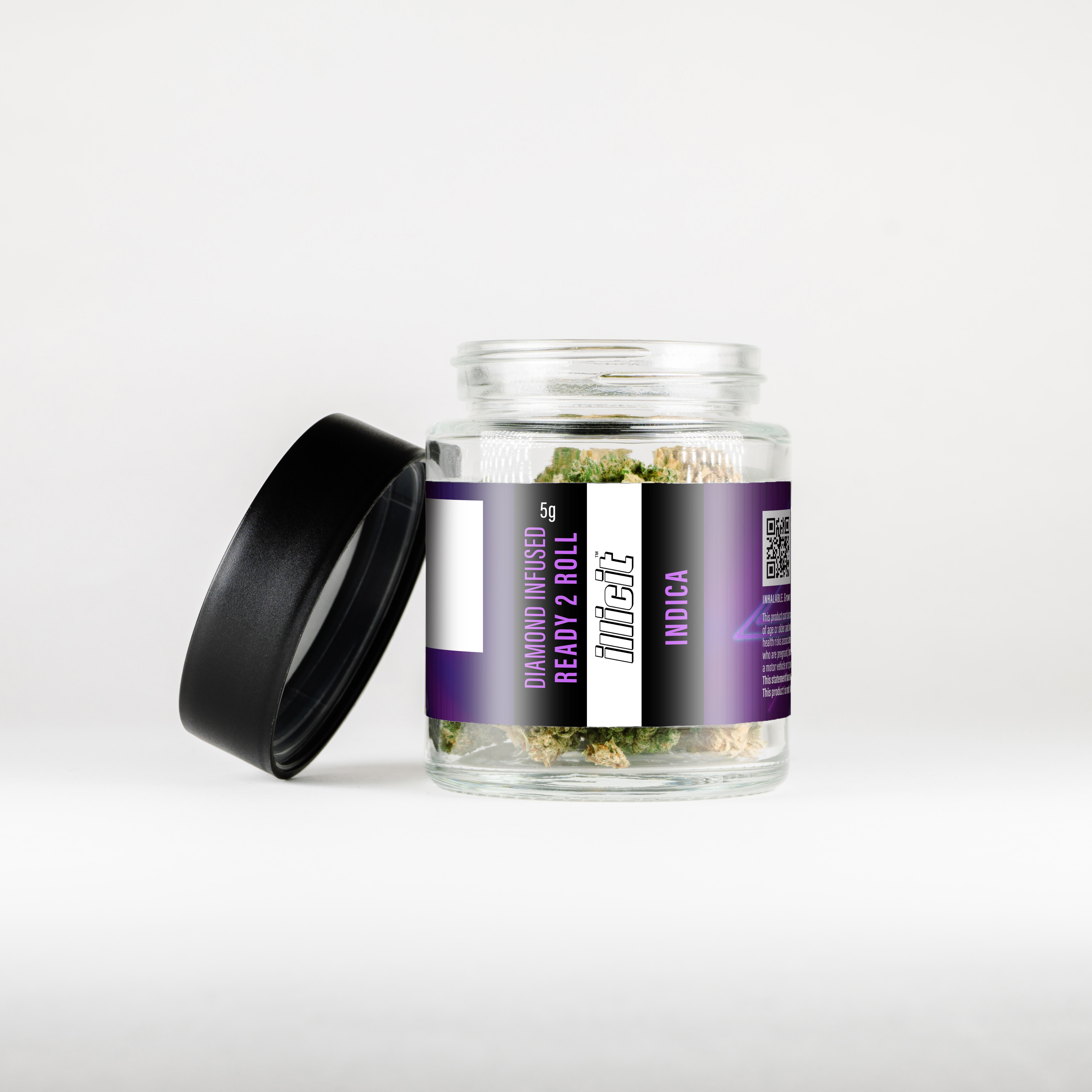 Photograph of product: Illicit | Diamond Infused (I) Ready2Roll Pre-Ground Flower | 5g