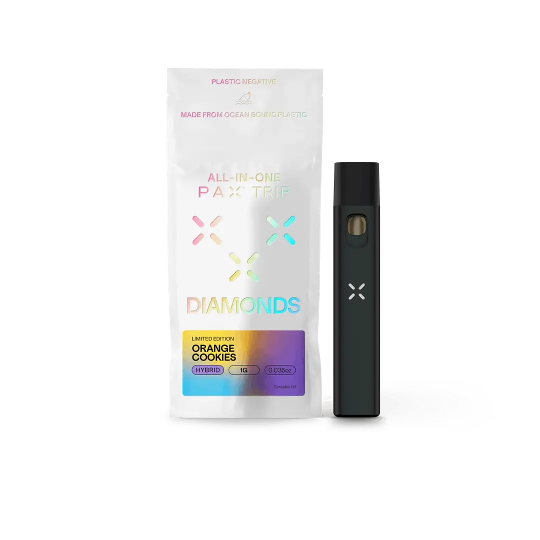 Photograph of product: PAX | 1g Diamonds Disposable | Orange Cookies