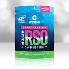 Photograph of product: Cannalicious - RSO Rest Blueberry Gummies 200mg