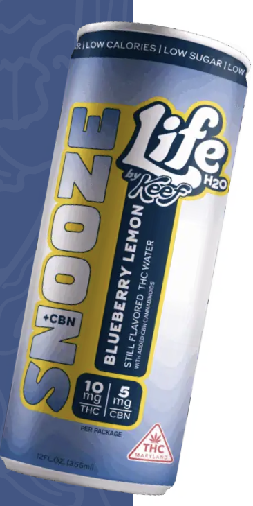 Photograph of product: Blueberry Lemon 'Snoozeberry' Still Water [10mgTHC : 5mgCBN] || Life H20