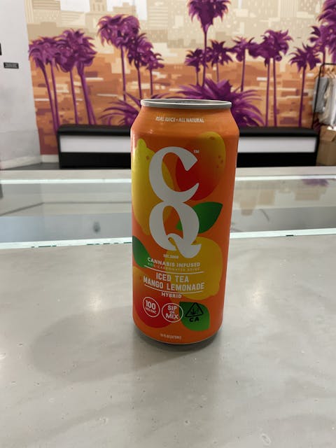 Photograph of product: CQ - Ice Tea + Mango SINGLE UNIT 100mg 16oz - 