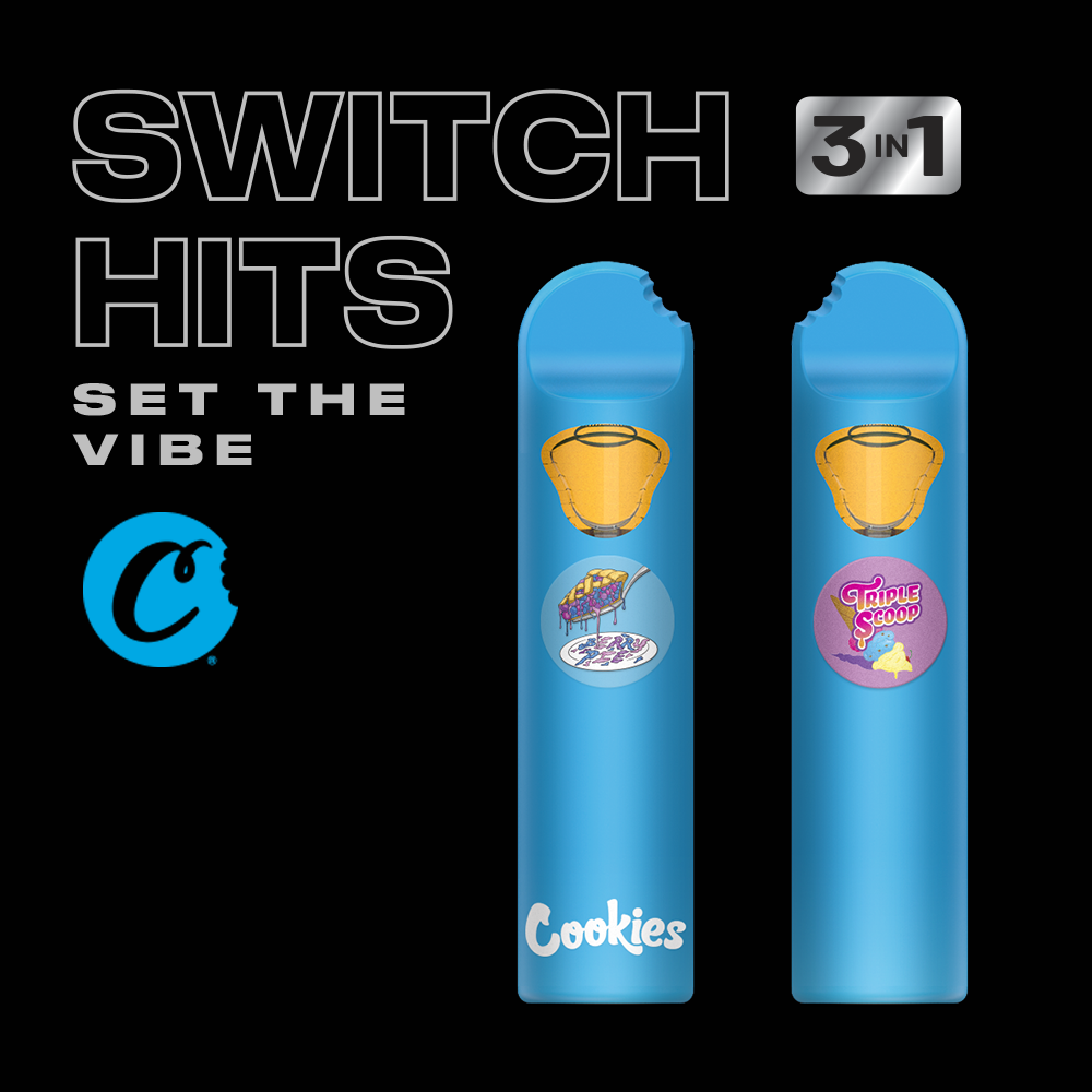 Photograph of product: Cookies Dual Chamber Vape | Berry Pie x Triple Scoop