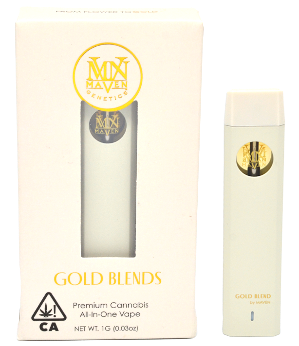 Photograph of product: Maven Genetics | Sour Sangria | 1G Gold Blend AIO