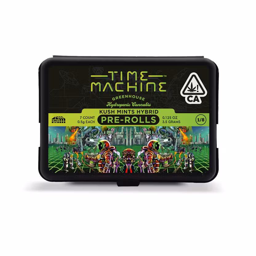 Photograph of product: Time Machine - PR OG 7pk - Prerolls