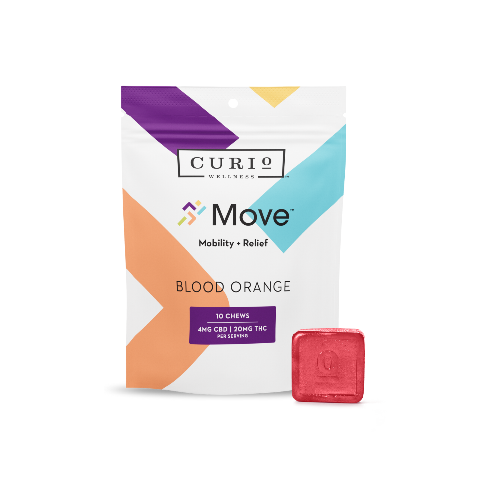 Photograph of product: 5:1 CBD:TH-oui Blood Orange Gummies 10pk