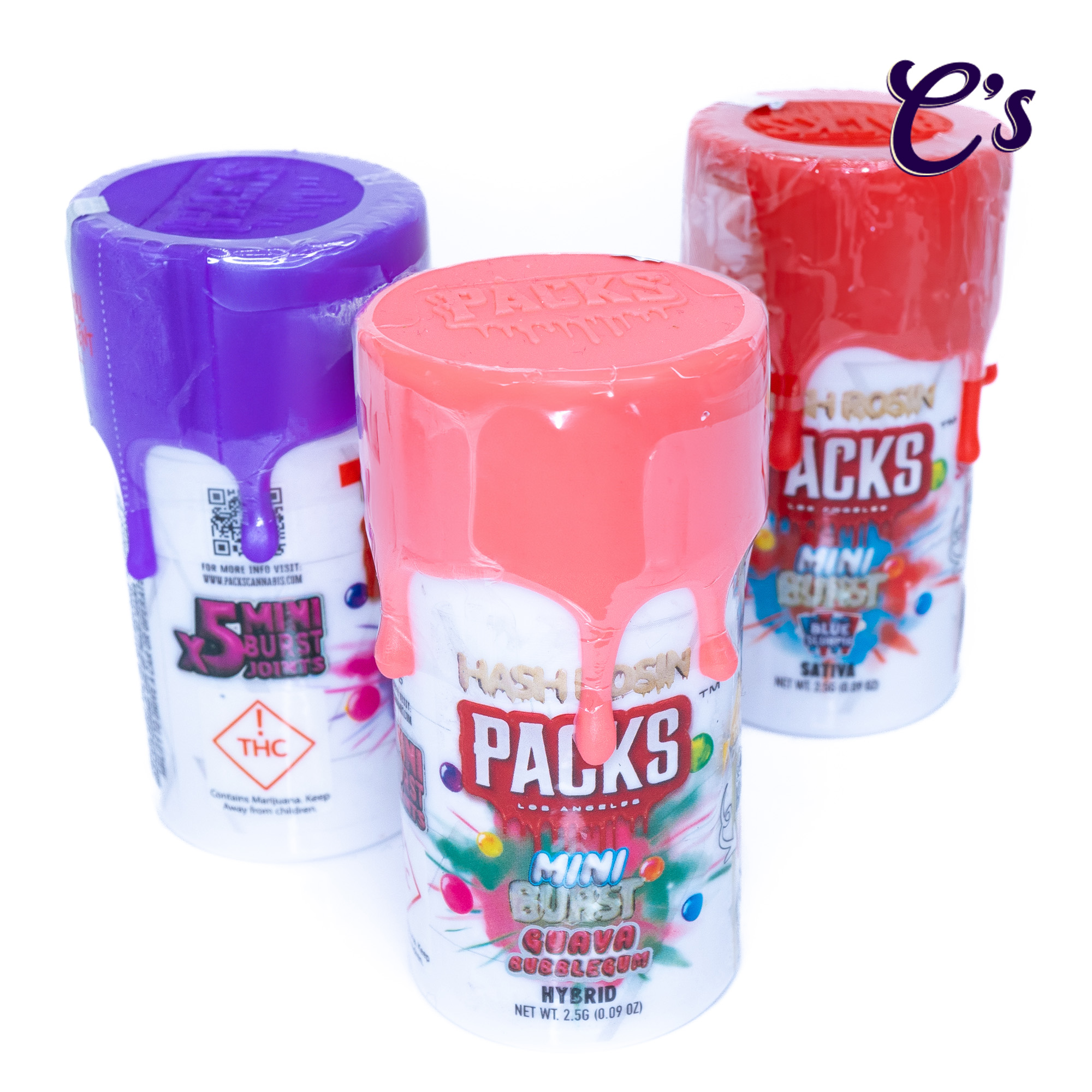 Photograph of product: Packs | au chocolat Rosin Infused Mini Joints (H) Miami Haze 2.5g