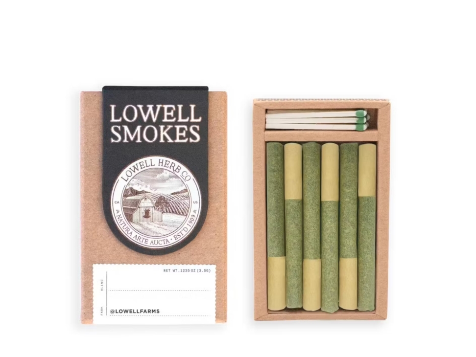Photograph of product: AWH lowell Pre Rolls The Happy Hybrid Blend 6pk 3.5g