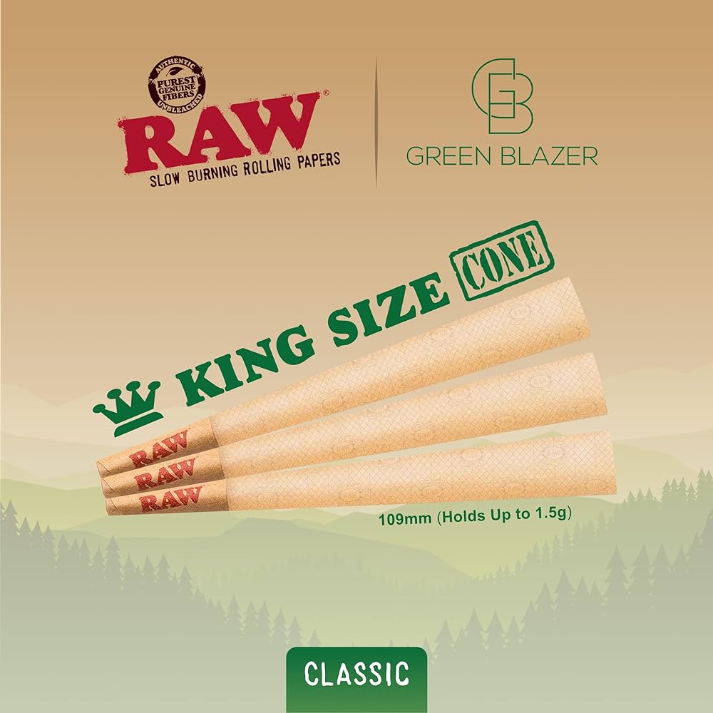 Photograph of product: Raw Classic Pre-Rolled King Sized Clones