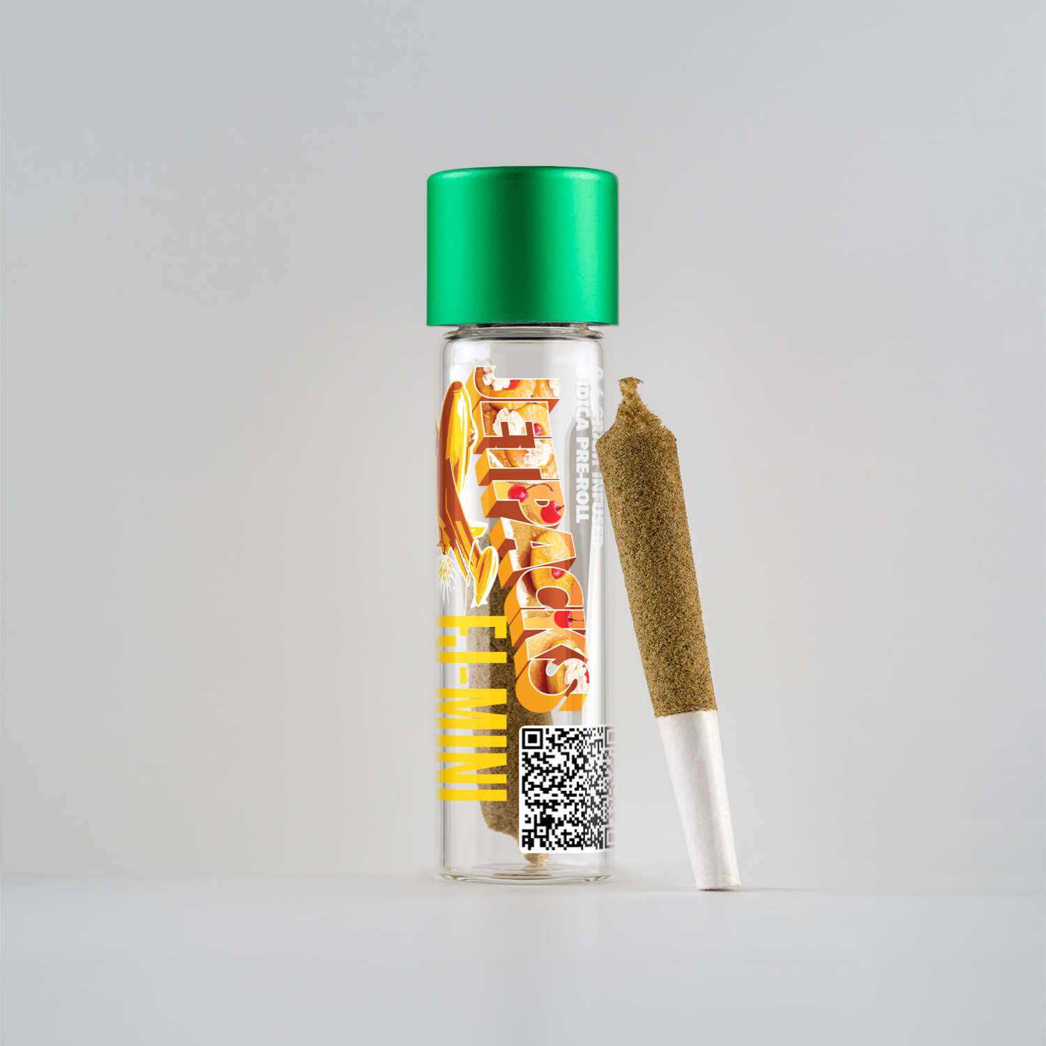 Photograph of product: Pineapple Upside Down Cake FJ-Mini infused Pre Roll | 0.6G