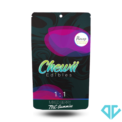 Photograph of product: Chewii Mixed Berry 1:1 TH-oui/CBD 200mg