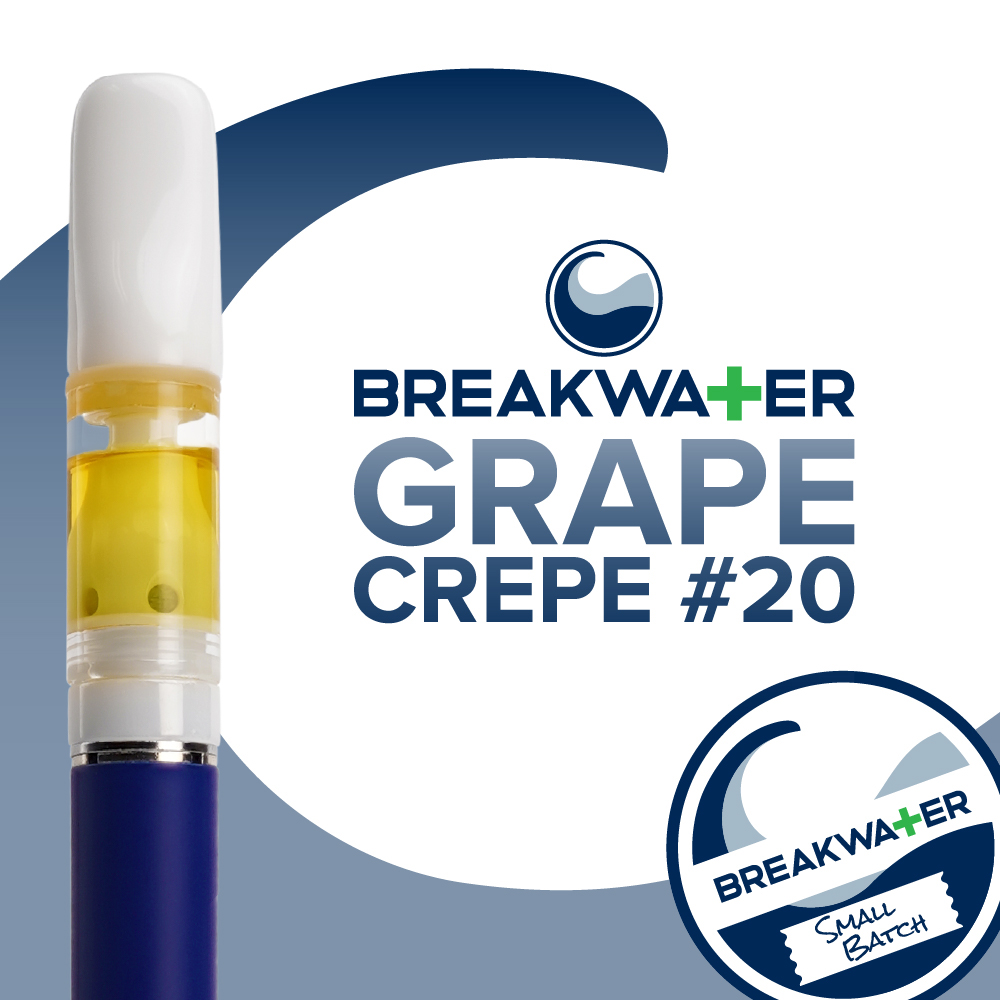 Photograph of product: Grape Crepe #20 Live au chocolat Rosin Cartridge