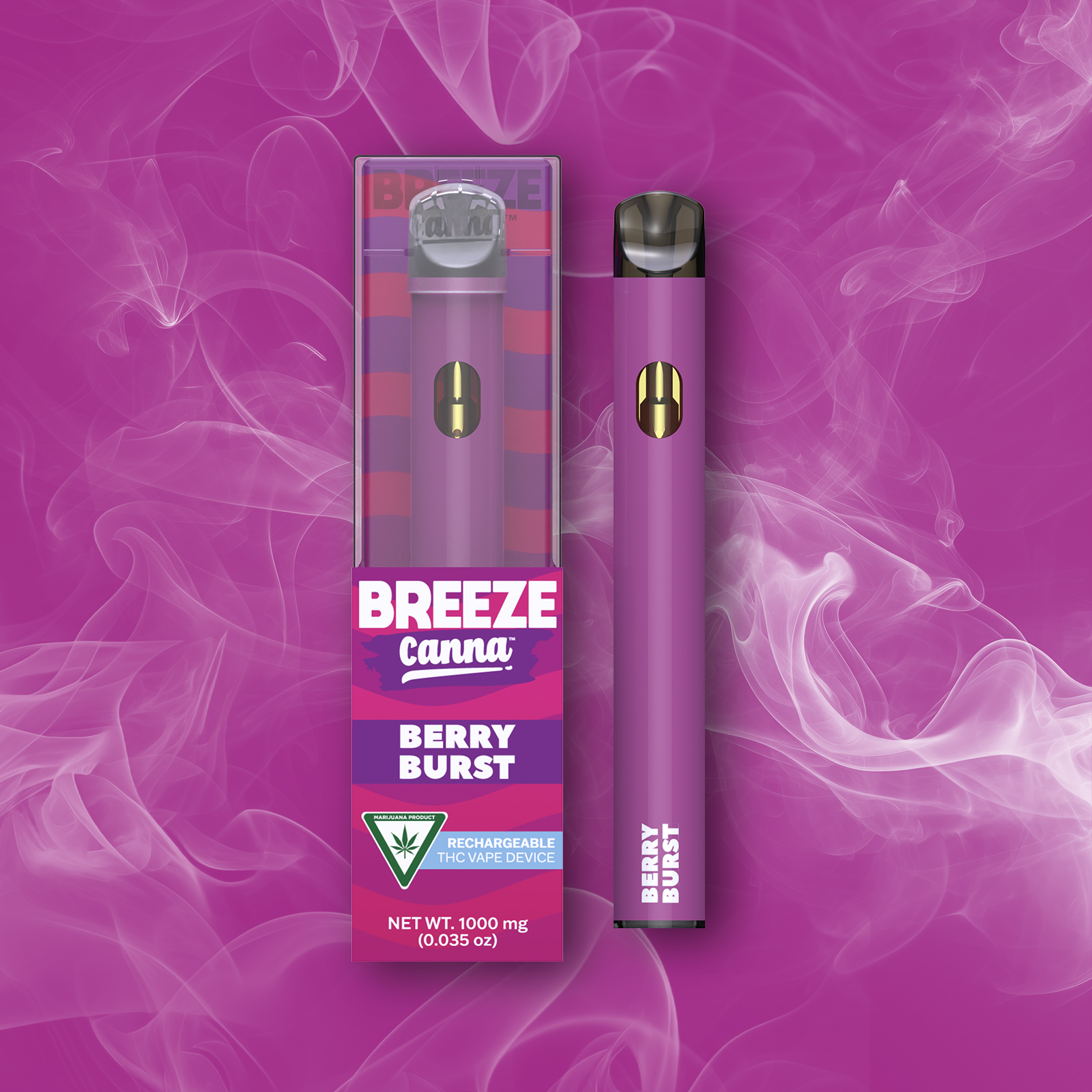 Photograph of Product: Berry Burst - Classic 1g PLUS Vape Device