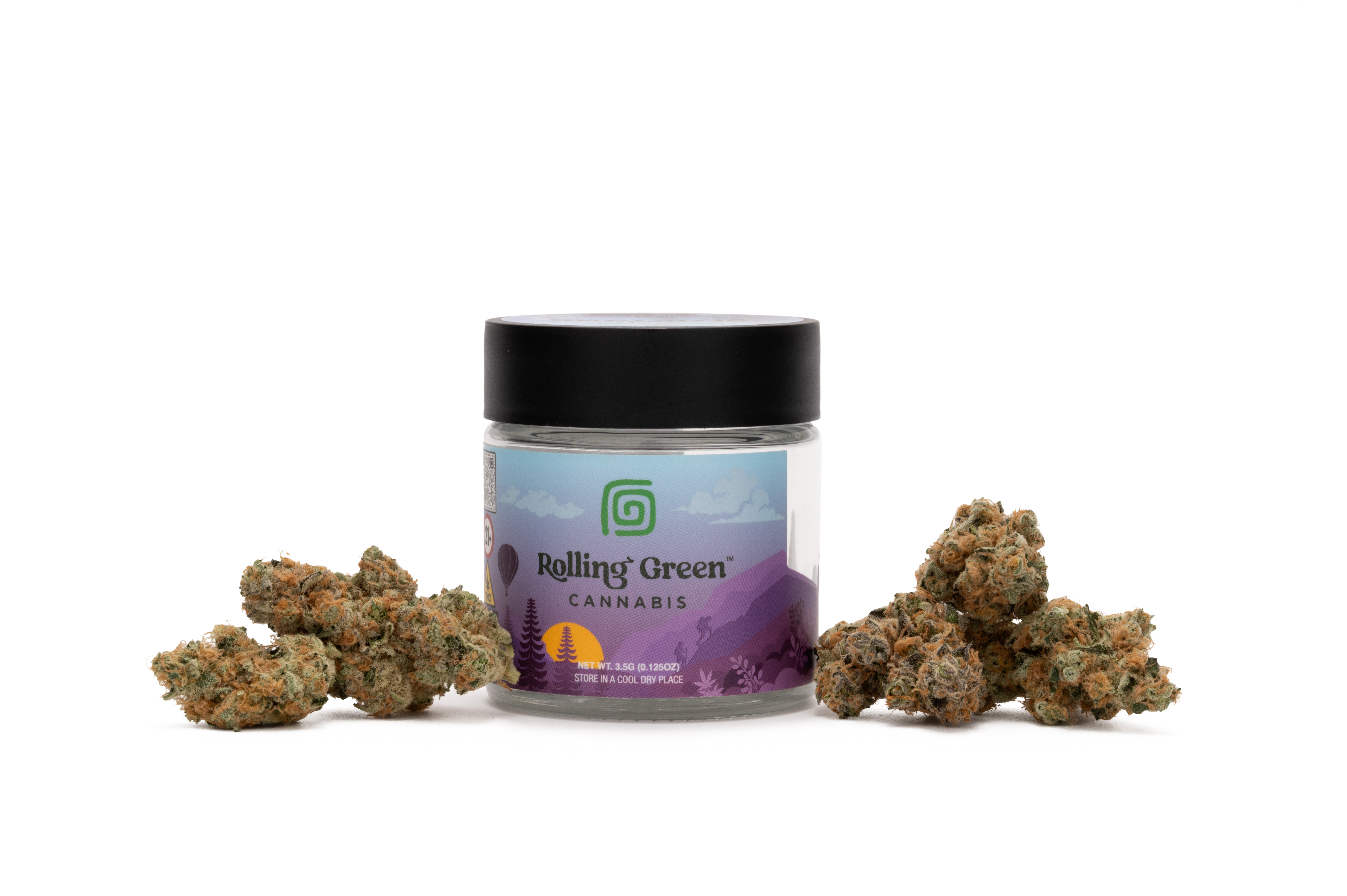 Photograph of product: Rolling Green Oui'd Pina Colada - 3.5g