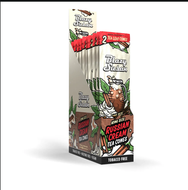 Photograph of product: Russian Cream Tea Leaf Cones | 2ct