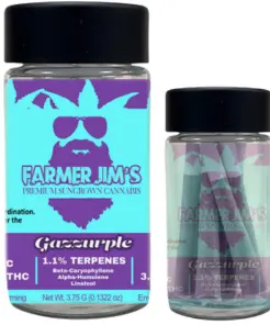 Photograph of product: Farmer Jim - Gazzurple Pre-Roll 5pk