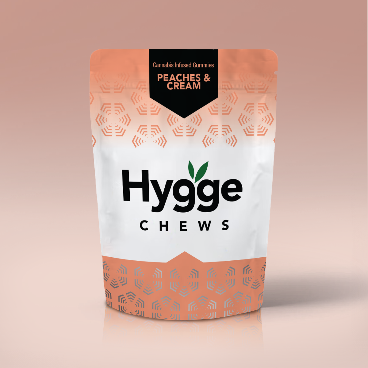Photograph of Product: Peaches and Cream | Gel Cube | 1:1:2 THC:CBD:CBG | 10mg | 15pk